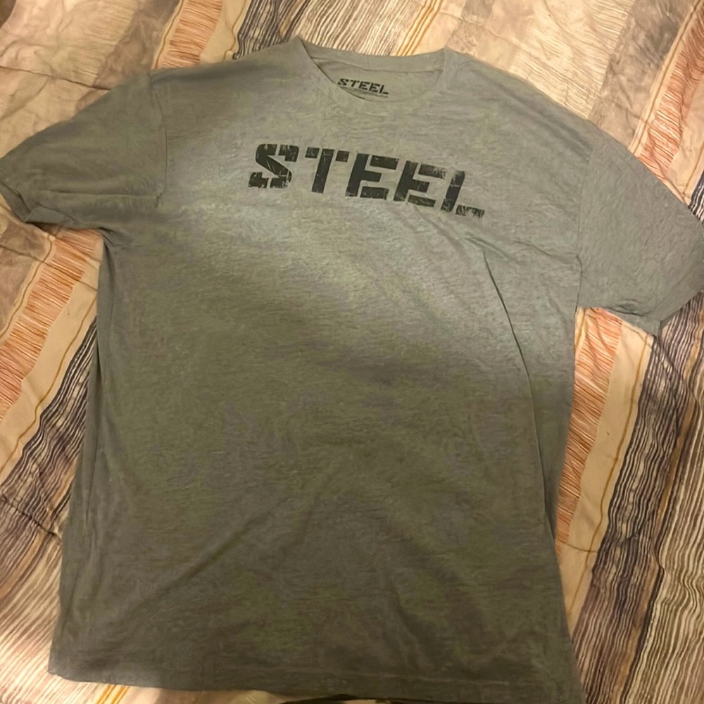 Classic steel logo tee - Picture 1 of 6